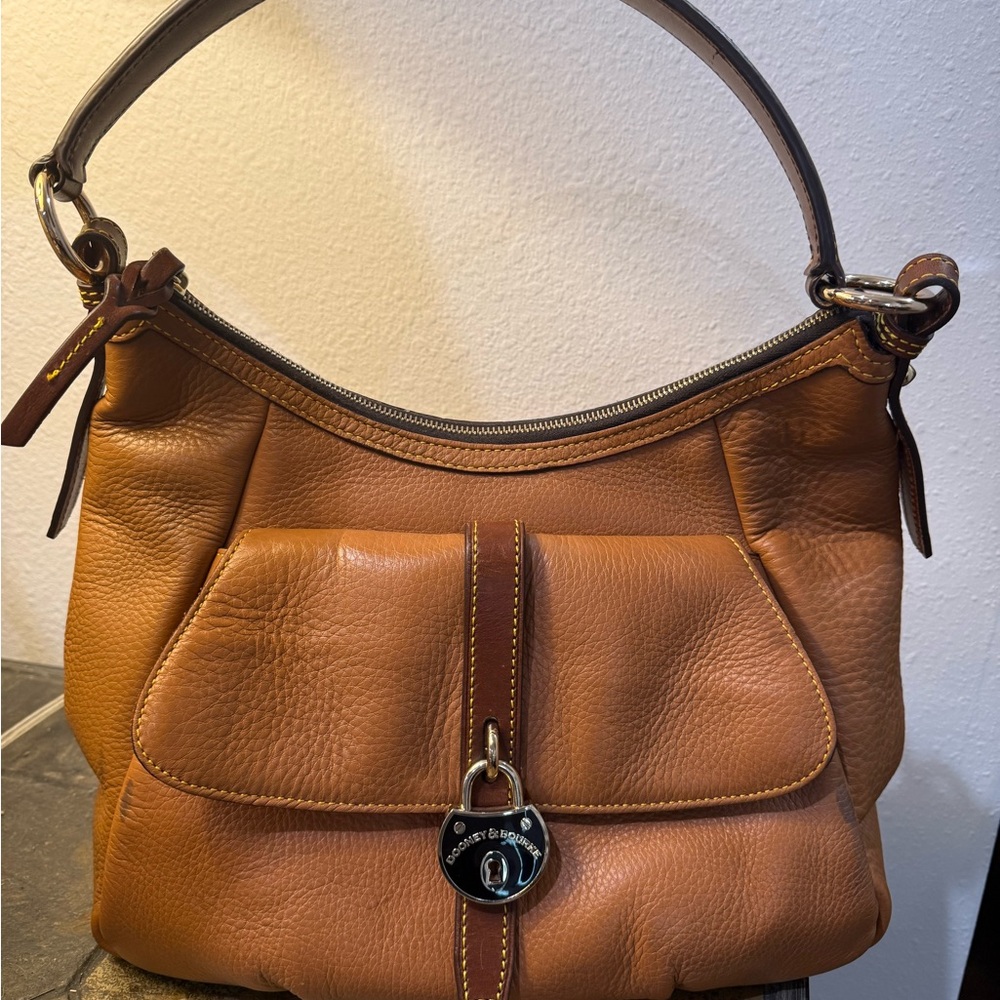 Dooney & Burke Brown Leather Hobo Bag